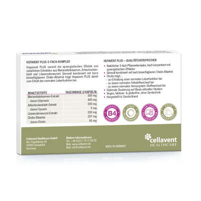 Cholin Kapseln – Mariendistel Artischocke Löwenzahn – hoch bioverfügbar – mit Cholin zur Erhaltung der Leberfunktion, A-Nr.: 5895711 - 04