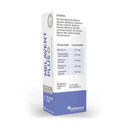 Melatonin Einschlaf-Spray – hochdosiert – 0,5 mg Melatonin pro Tagesdosis – mit Pflanzenextrakten – 6 Monatsvorrat, A-Nr.: 5895757 - 04