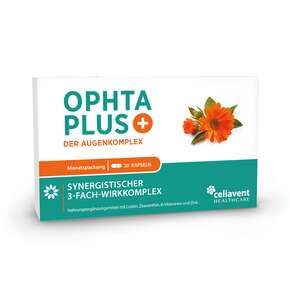 Augenvitamine – Augenkomplex der Carotinoide Lutein &amp;amp; Zeaxanthin, B-Vitamine und Zink – 30 Kapseln, A-Nr.: 5895817 - 01