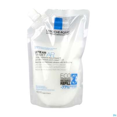 Sie sehen eine Packung La Roche Posay Lipikar/refill Syndet Ap+ 400ml, Produktbild: 04 La Roche Posay Lipikar/refill Syndet Ap+ 400ml, A-Nr.: 5341131 - 04