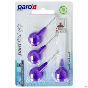 Zahnbuersten Paro Flexigrip 7,2mm Violett 4st, A-Nr.: 2652735 - 01