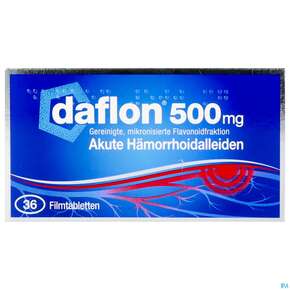 Daflon Filmtabl 500mg 36st, A-Nr.: 4473534 - 01