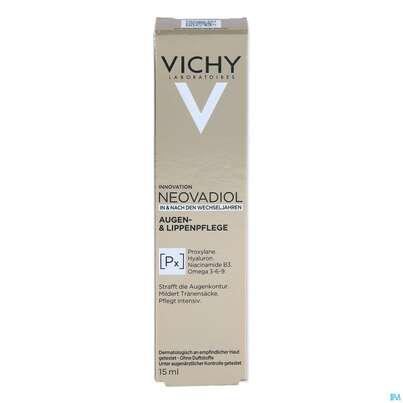 Vichy Neovadiol Augen +lippenpflege 15ml, A-Nr.: 5644446 - 02