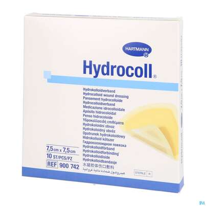 Wundverband Hydrocoll 7,5x 7,5cm 10st, A-Nr.: 2665407 - 02