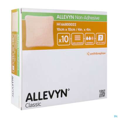 Wundverband Allevyn/polyurethan Non Adhesive 10x 10cm 10st, A-Nr.: 2705408 - 02