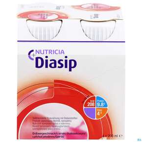 Diasip 200ml Erdbeere 24st, A-Nr.: 3195576 - 01