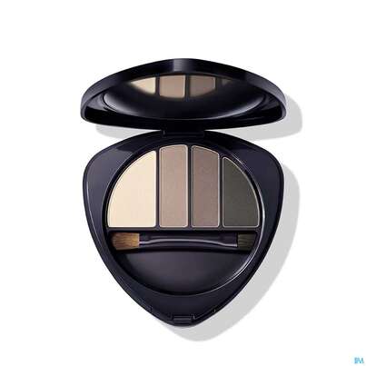 Sie sehen eine Packung Dr. Hauschka Eye & Brow Palette Stone 5,3g, Produktbild: 04 Dr. Hauschka Eye & Brow Palette Stone 5,3g, A-Nr.: 4592380 - 04