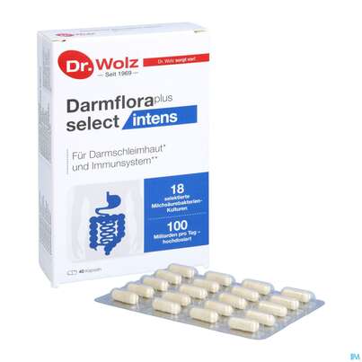 Dr.wolz Darmflora Plus Select Intens Kapseln 60648 40st, A-Nr.: 5646066 - 05