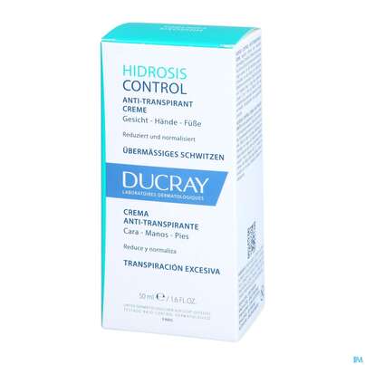 Ducray Hidrosis Control Hidrosis Control Creme Für Gesicht, Hände Und Füße 50ml, A-Nr.: 5607362 - 04