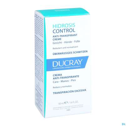 Ducray Hidrosis Control Hidrosis Control Creme Für Gesicht, Hände Und Füße 50ml, A-Nr.: 5607362 - 05
