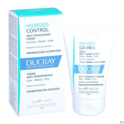 Ducray Hidrosis Control Hidrosis Control Creme Für Gesicht, Hände Und Füße 50ml, A-Nr.: 5607362 - 07
