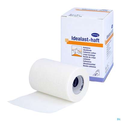 Sie sehen eine Packung Elastische Binden Idealast/haft Kohaesiv Weiss 4mx 8cm 1st, Produktbild: 06 Elastische Binden Idealast/haft Kohaesiv Weiss 4mx 8cm 1st, A-Nr.: 1457517 - 06