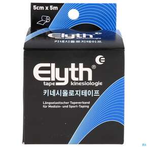 Tape Elyth Kinesiotape-verband 5cmx 5m Schwarz 1st, A-Nr.: 3267270 - 01