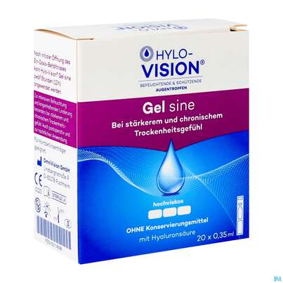 Augentropfen Hylo-vision Sine Gel 0,35ml 20st, A-Nr.: 3829561 - 02