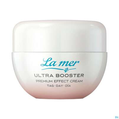 Sie sehen eine Packung La Mer Mit Parfum Ultra/booster/premium Effect Cream Tag Tiege 50ml, Produktbild: 01 La Mer Mit Parfum Ultra/booster/premium Effect Cream Tag Tiege 50ml, A-Nr.: 5702646 - 01