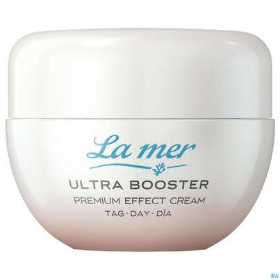Sie sehen eine Packung La Mer Mit Parfum Ultra/booster/premium Effect Cream Tag Tiege 50ml, Produktbild: 02 La Mer Mit Parfum Ultra/booster/premium Effect Cream Tag Tiege 50ml, A-Nr.: 5702646 - 02