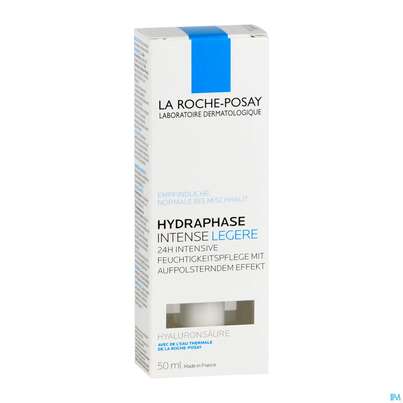 Sie sehen eine Packung La Roche Posay Gesichtspflege Hydraphase/intense Leicht Normale Haut 50ml, Produktbild: 03 La Roche Posay Gesichtspflege Hydraphase/intense Leicht Normale Haut 50ml, A-Nr.: 3443459 - 03