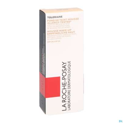 Sie sehen eine Packung La Roche Posay Gesichtspflege Toleriane Make-up/teint Mousse Matt 02 30ml, Produktbild: 03 La Roche Posay Gesichtspflege Toleriane Make-up/teint Mousse Matt 02 30ml, A-Nr.: 4091117 - 03
