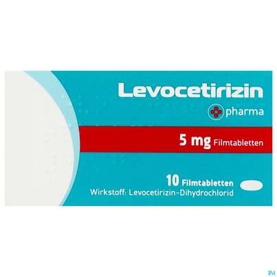 Levocetirizin-+pharma Filmtabl 5mg 10st, A-Nr.: 4475823 - 01