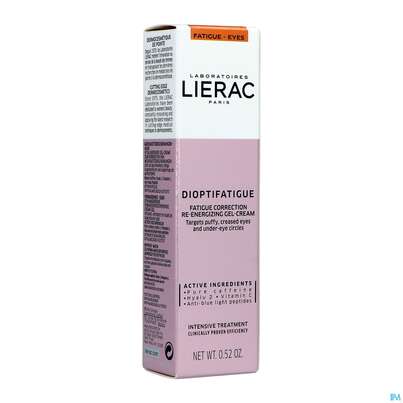 Sie sehen eine Packung Lierac Dioptifatigue Augenpflege Muede 15ml, Produktbild: 02 Lierac Dioptifatigue Augenpflege Muede 15ml, A-Nr.: 4763663 - 02