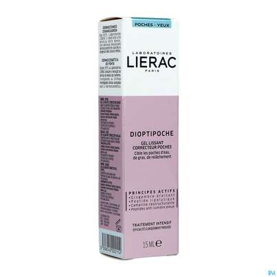 Sie sehen eine Packung Lierac Dioptipoche Augenpflege Traenen 15ml, Produktbild: 02 Lierac Dioptipoche Augenpflege Traenen 15ml, A-Nr.: 4763634 - 02