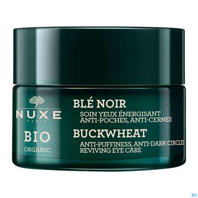 Sie sehen eine Packung Nuxe Bio Eye Care Buckwheat Anti-puffiness Anti-dark Circles 15ml, Produktbild: 06 Nuxe Bio Eye Care Buckwheat Anti-puffiness Anti-dark Circles 15ml, A-Nr.: 5607729 - 06