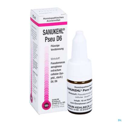 Sanukehl Pseu Tropfen D6 10ml, A-Nr.: 2216980 - 05