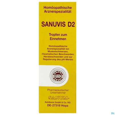 Sanuvis Tropfen D2 30ml, A-Nr.: 4084382 - 01