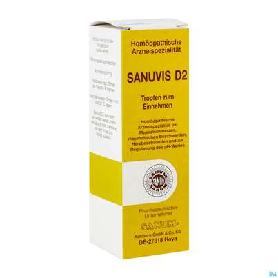 Sanuvis Tropfen D2 30ml, A-Nr.: 4084382 - 02