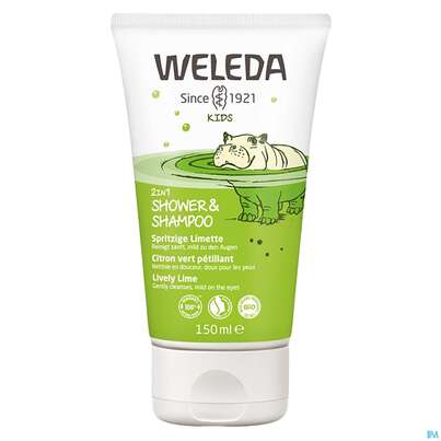 Shampoon Weleda Kids 2in1 +shower Spritzige Limette 150ml, A-Nr.: 4520305 - 01