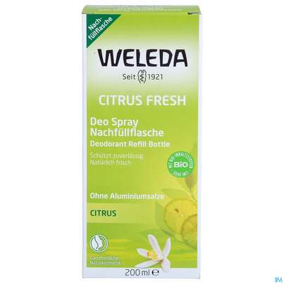 Weleda Citrus 24h Deodorant Nachfuellflasche 200ml, A-Nr.: 1614833 - 01