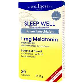 Wellness Sleep Well Tabletten, 30 Stück pro Packung, A-Nr.: 4998024 - 01