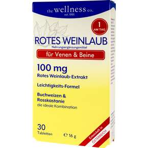 Wellness ROTES WEINLAUB + BUCHWEIZEN + ROSSKASTANIEN, A-Nr.: 4795999 - 01