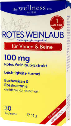 Wellness ROTES WEINLAUB + BUCHWEIZEN + ROSSKASTANIEN, A-Nr.: 4795999 - 01