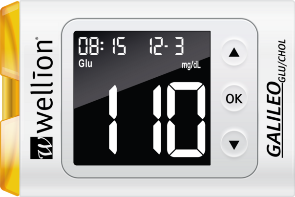 WELL10-03CW Wellion GALILEO GLU/CHOL Blutzuckermessgerät weiß, A-Nr.: 4553500 - 03