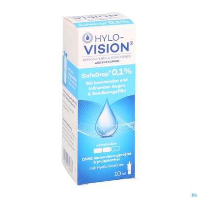 Augentropfen Hylo-vision Safe Drop 0,1% 10ml, A-Nr.: 4118997 - 02