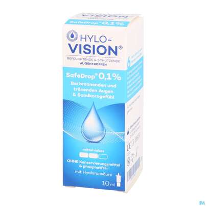 Augentropfen Hylo-vision Safe Drop 0,1% 10ml, A-Nr.: 4118997 - 03