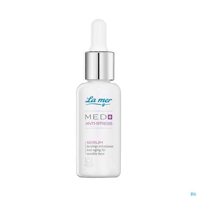 Sie sehen eine Packung La Mer Ohne Parfum Med+ Anti Stress Serum Flasc 30ml, Produktbild: 01 La Mer Ohne Parfum Med+ Anti Stress Serum Flasc 30ml, A-Nr.: 5204776 - 01