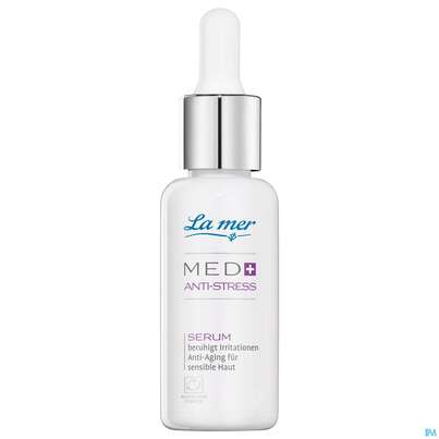 Sie sehen eine Packung La Mer Ohne Parfum Med+ Anti Stress Serum Flasc 30ml, Produktbild: 02 La Mer Ohne Parfum Med+ Anti Stress Serum Flasc 30ml, A-Nr.: 5204776 - 02