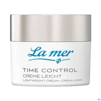 Sie sehen eine Packung La Mer Mit Parfum Time Control Creme Leicht Tiege 50ml, Produktbild: 01 La Mer Mit Parfum Time Control Creme Leicht Tiege 50ml, A-Nr.: 5429989 - 01