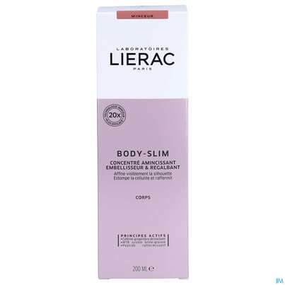 Sie sehen eine Packung Lierac Body/slim Global Slimming Concentrate Neu 200ml, Produktbild: 01 Lierac Body/slim Global Slimming Concentrate Neu 200ml, A-Nr.: 5441134 - 01