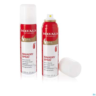 Sie sehen eine Packung Mavala Mavadry-spray 150ml, Produktbild: 05 Mavala Mavadry-spray 150ml, A-Nr.: 3054522 - 05