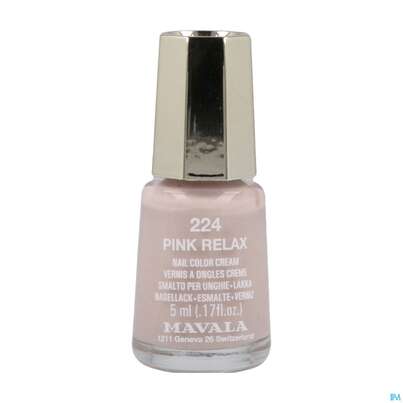 Sie sehen eine Packung Mavala Nagellacke 224 Pink Rel 5ml, Produktbild: 02 Mavala Nagellacke 224 Pink Rel 5ml, A-Nr.: 5286403 - 02