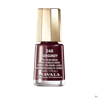 Sie sehen eine Packung Mavala Nagellacke 248 Burgundy 5ml, Produktbild: 03 Mavala Nagellacke 248 Burgundy 5ml, A-Nr.: 3416474 - 03