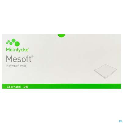 Vlieskompressen Mesoft/set Steril 7,5x 7,5cm 30x5 150st, A-Nr.: 3073241 - 01