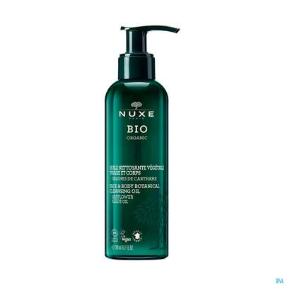Sie sehen eine Packung Nuxe Bio/safflower Seeds Oil Face +body Botanical Cleansing Oil 200ml, Produktbild: 03 Nuxe Bio/safflower Seeds Oil Face +body Botanical Cleansing Oil 200ml, A-Nr.: 5607830 - 03