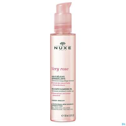 Sie sehen eine Packung Nuxe Very Rose Reinigungsoel 150ml, Produktbild: 02 Nuxe Very Rose Reinigungsoel 150ml, A-Nr.: 5301338 - 02
