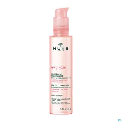 Sie sehen eine Packung Nuxe Very Rose Reinigungsoel 150ml, Produktbild: 03 Nuxe Very Rose Reinigungsoel 150ml, A-Nr.: 5301338 - 03