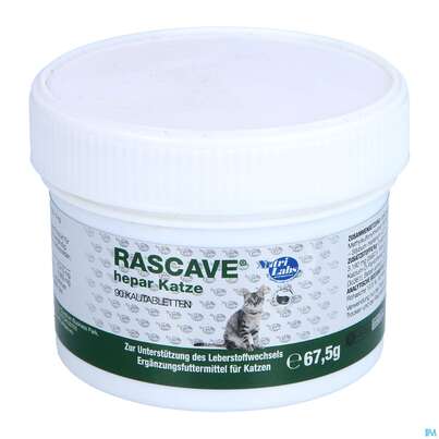 Veterinaerprodukte Rascave/hepar Kautabl Erwachsener Katze 90st, A-Nr.: 5587487 - 01