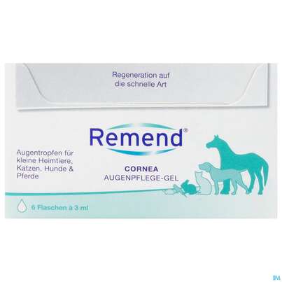 Veterinaerprodukte Remend Cornea Augenpflegegel 3ml 6st, A-Nr.: 4297178 - 01